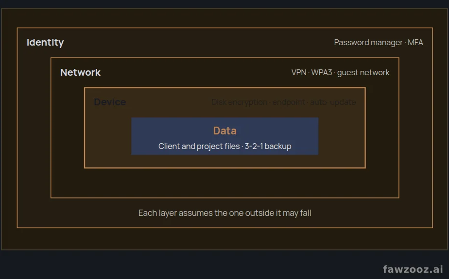 Protection layers for the remote worker