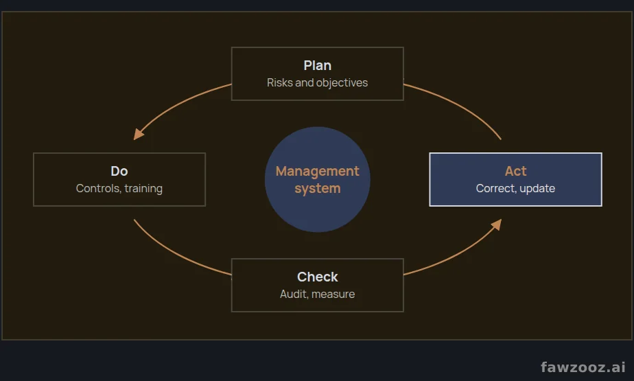 The Plan-Do-Check-Act (PDCA) cycle
