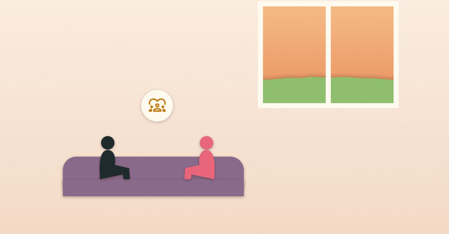 A drawing from the story “Differences Valued, Hearts Connected”