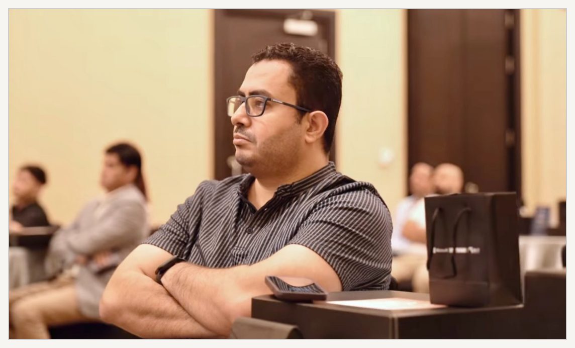 Figure 17 · Listening in a professional session — I learn from others more than I teach